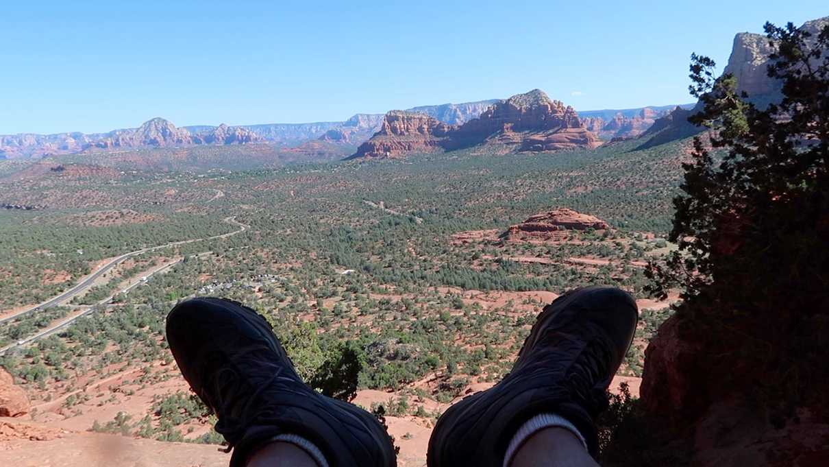 A view from atop Bell Rock