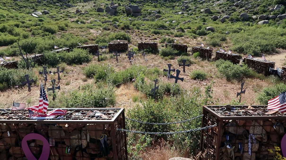 The fatality site at Granite Mountain Hotshots Memorial State Park