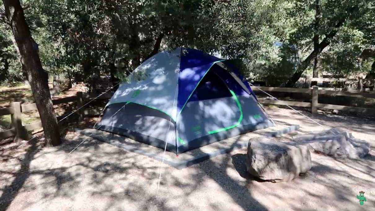 My campsite, site 5, at Bonita Canyon Campground