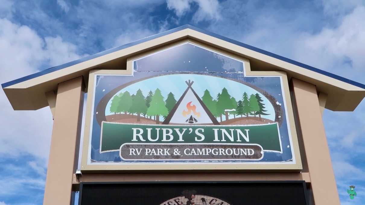 Ruby's Inn RV Park and Campground Sign