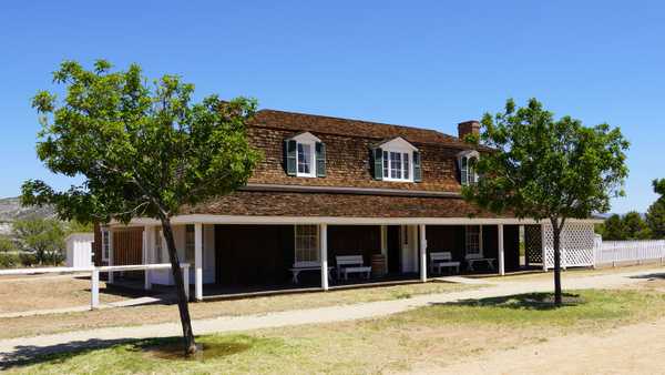 Nineteenth century two story house for Commanding Officers