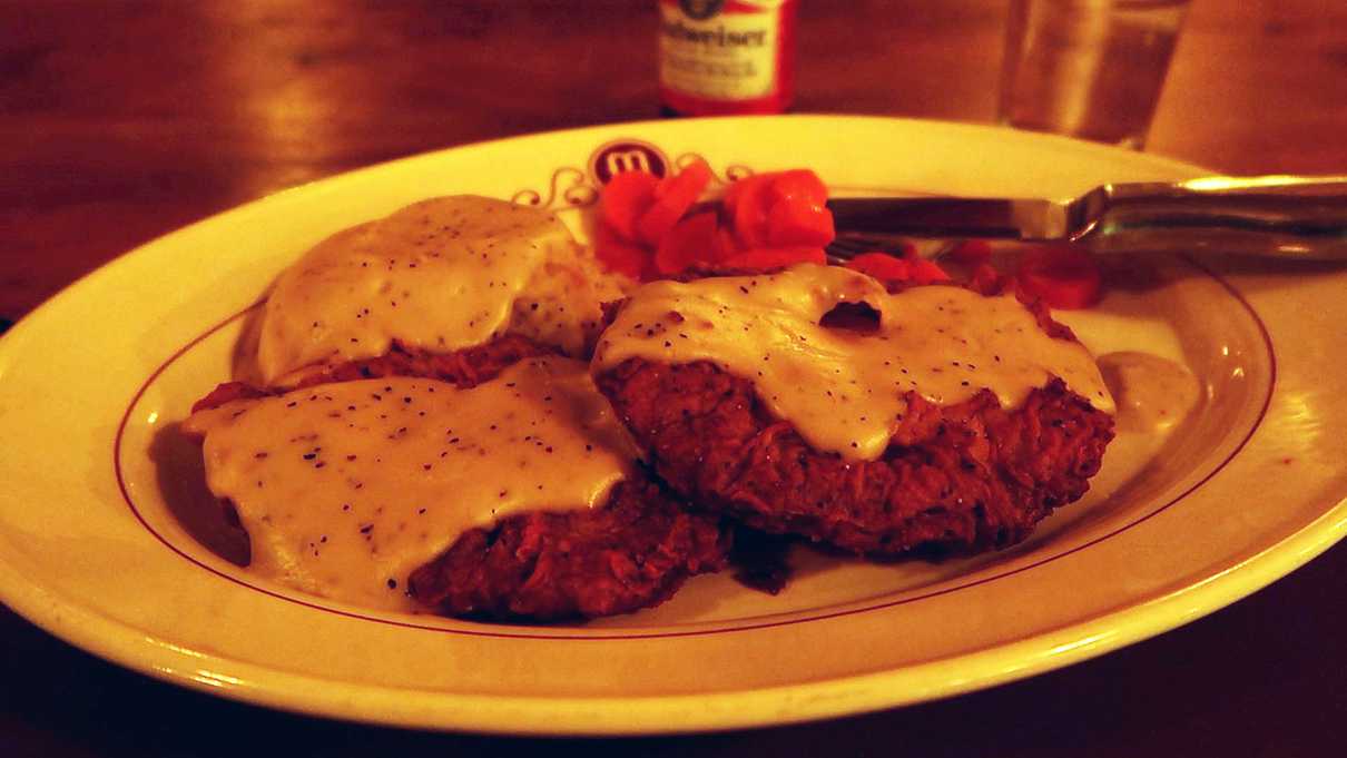 Chicken Fried Steak at the Mizpah Hotel, Pittman Cafe