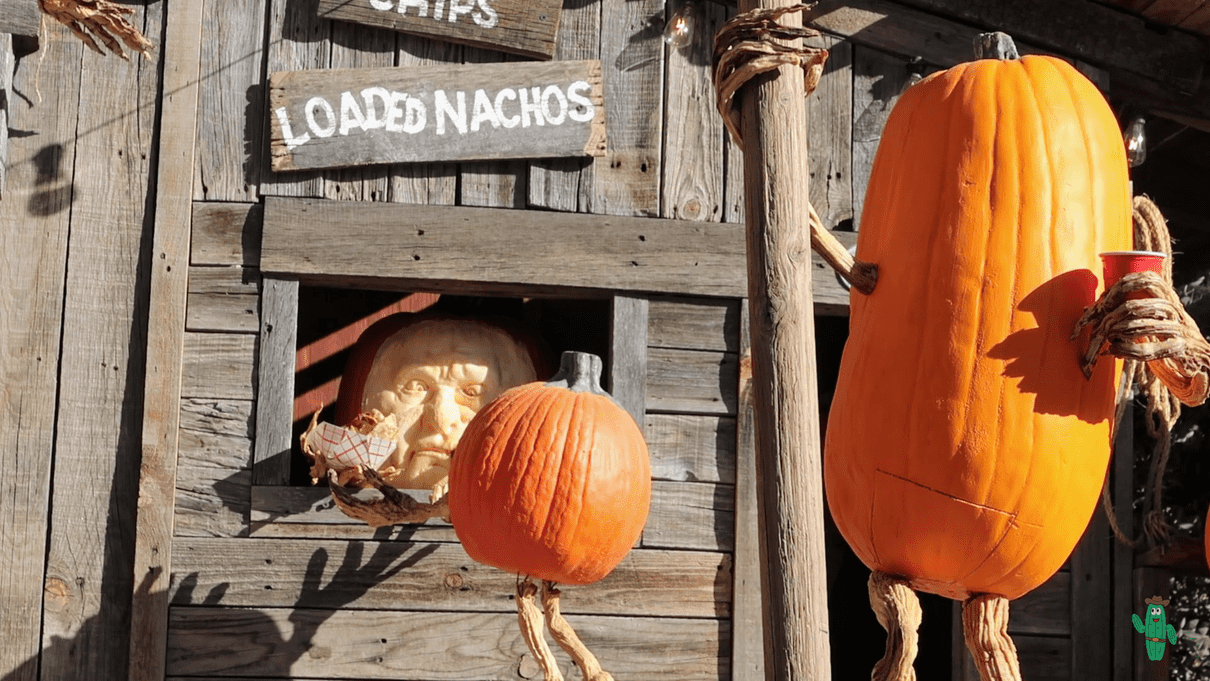 Pumpkins buying concessions at the Enchanted Pumpkin Garden