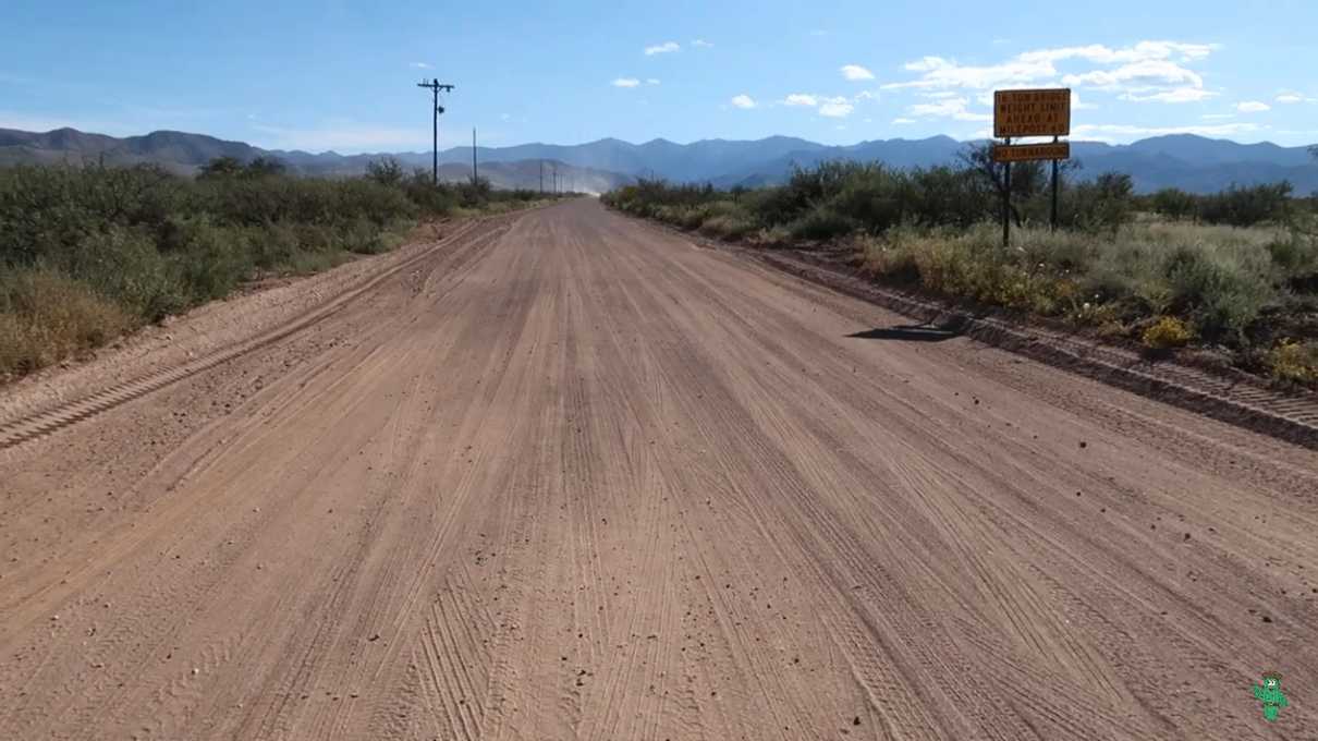 The view down Turkey Creek Road.