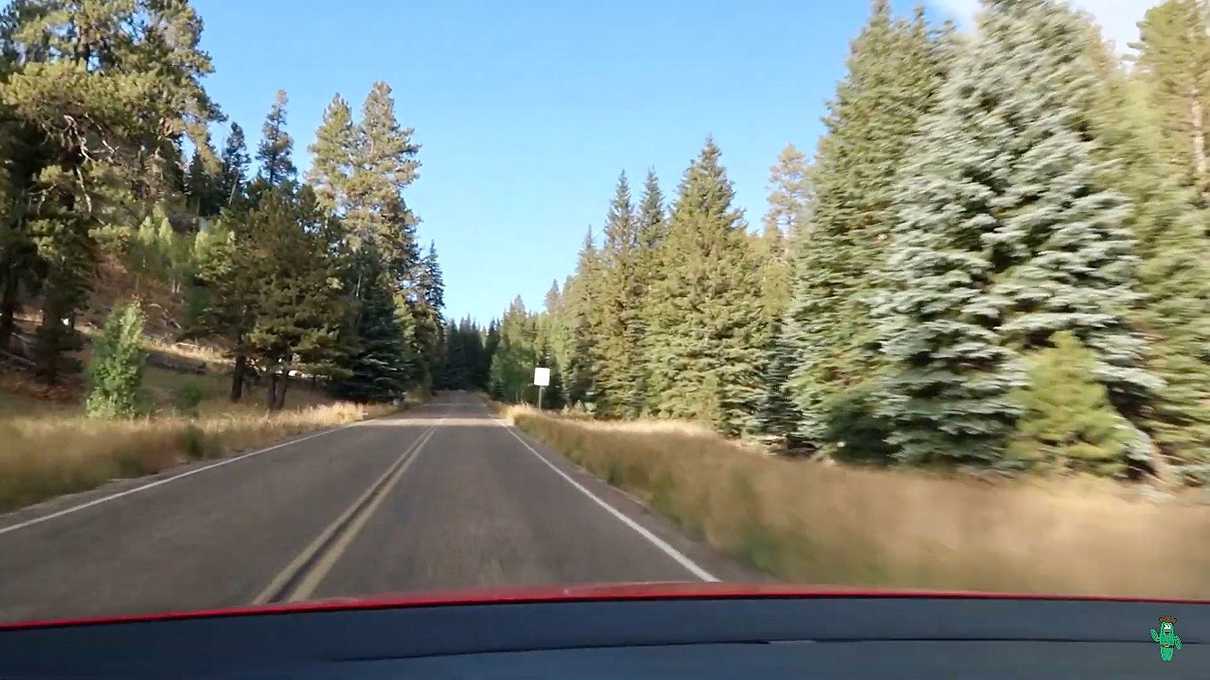 A typical view of the road to Cape Royal