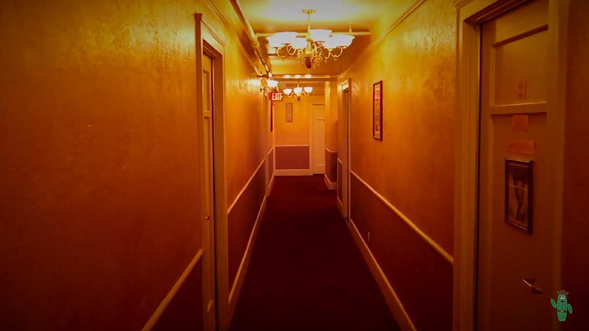 Hallway of Hotel Monte Vista