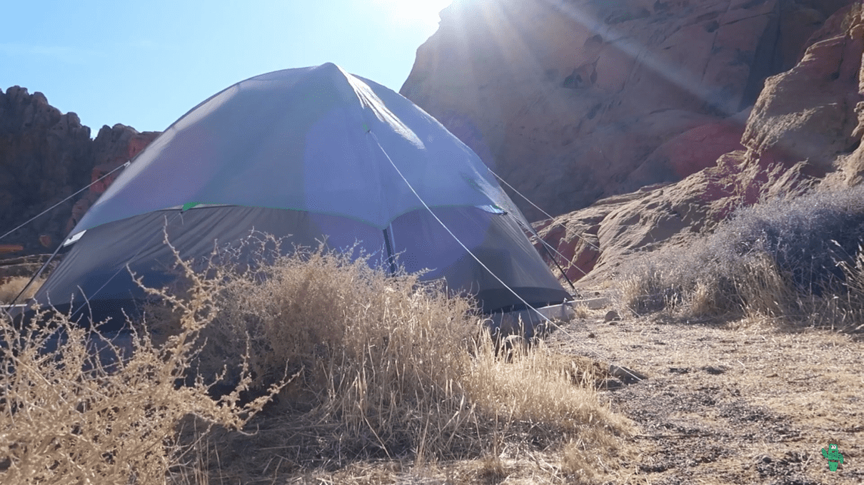 My Tent Set Up at Arch Rock Campground