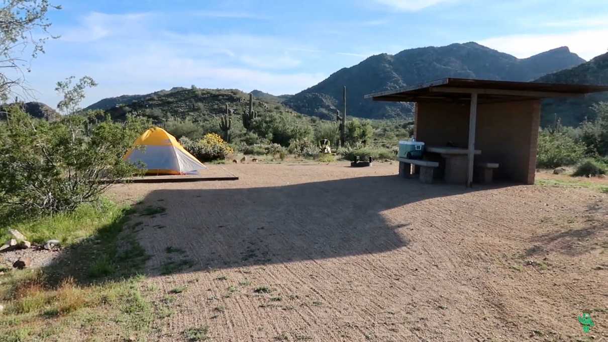 Campsite W-18 at Willow Campground