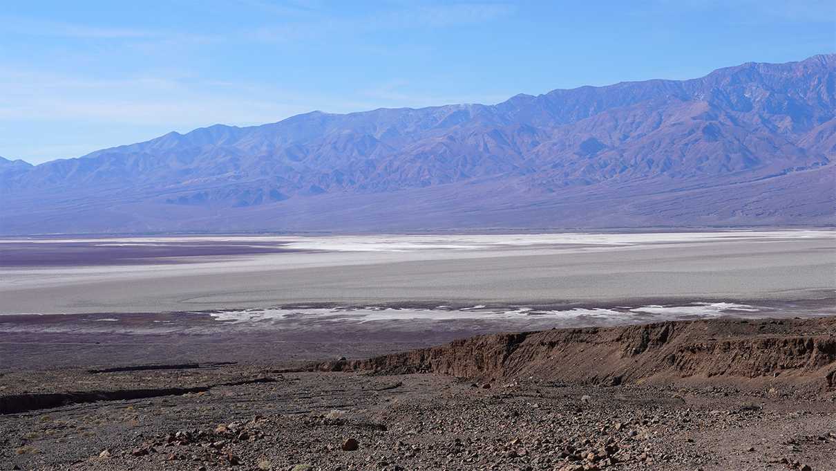 A view of Death Valley, California