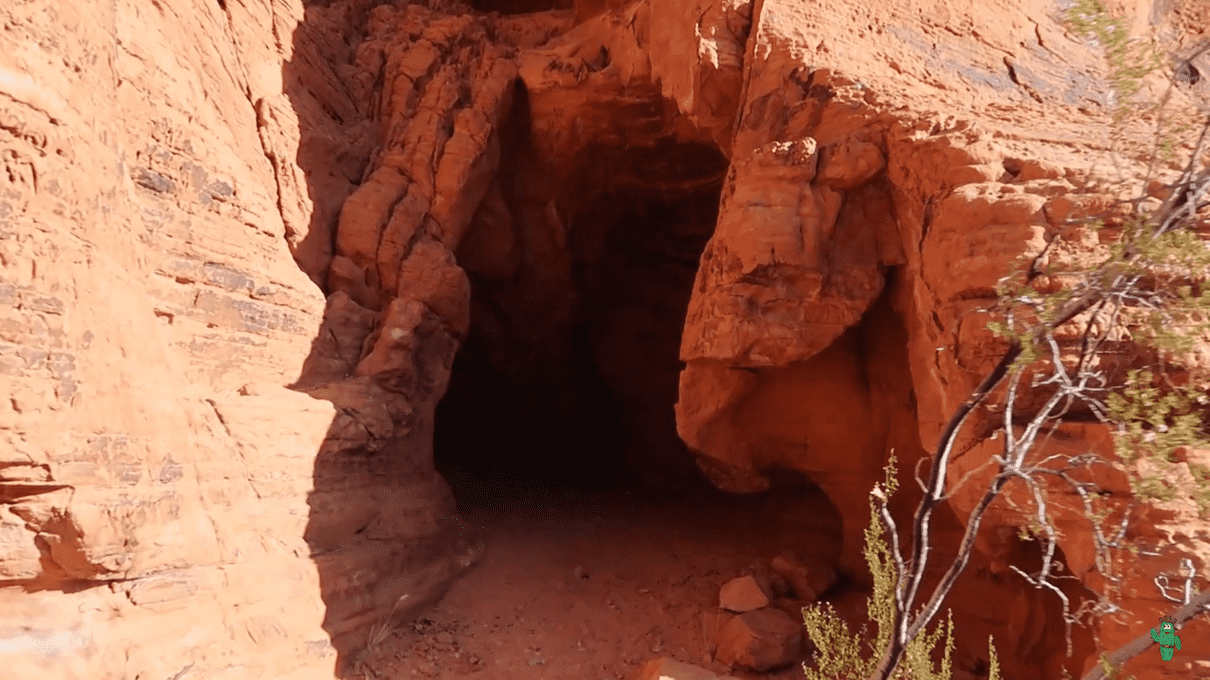 The Private Grotto Behind Site 6 at Arch Rock Campground