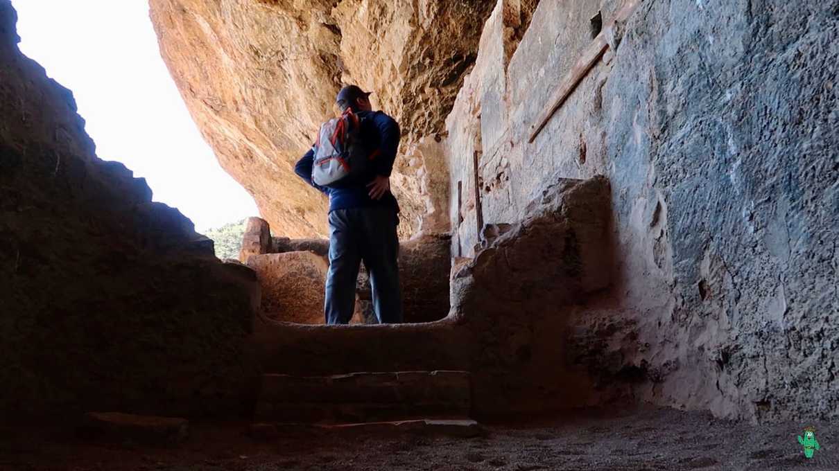 Standing inside the Lower Ruin at Tonto National Monument