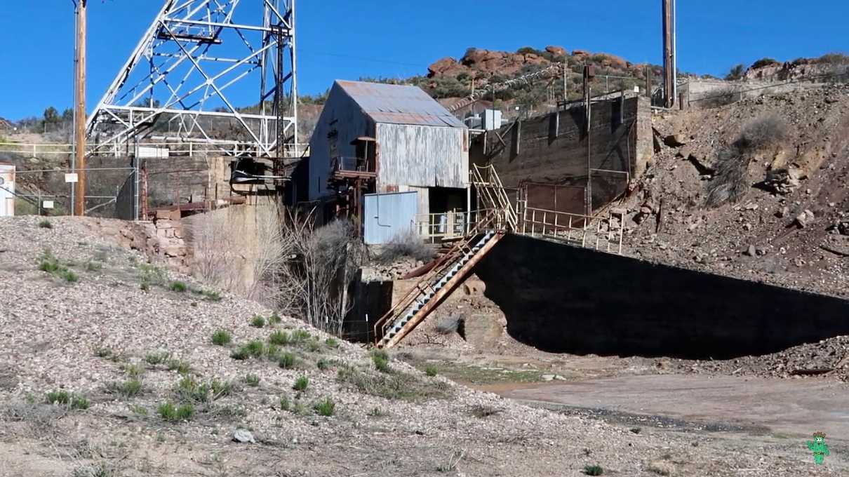 The main mining area at Old Dominion Historic Mine park, which is off limits.