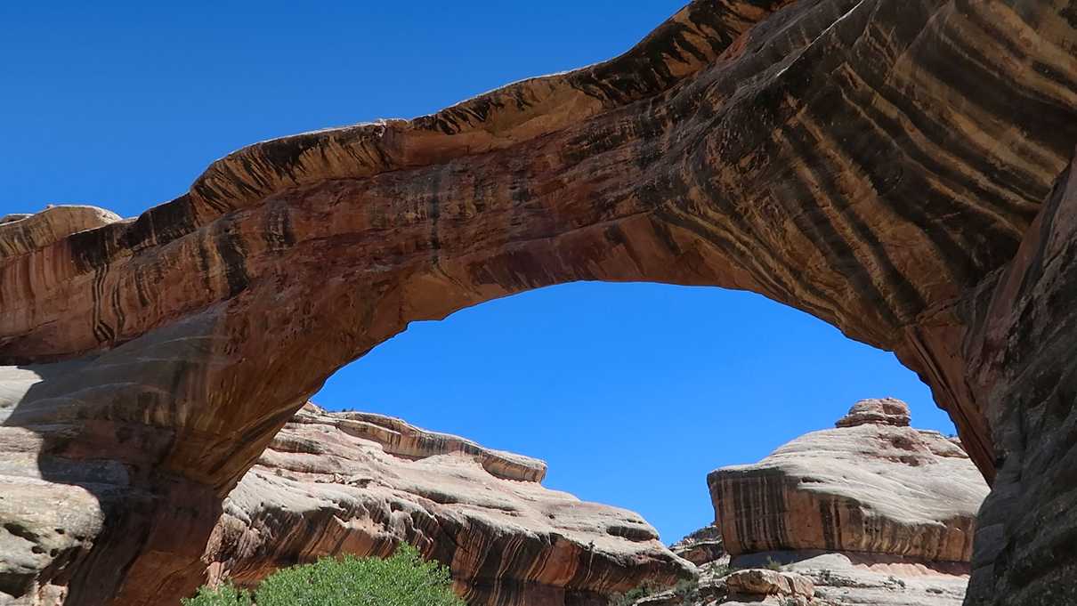 A Natural Bridge at Natural Bridges National Monument