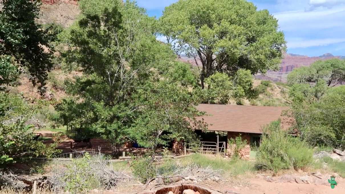 A view of Indian Garden, deep within the Grand Canyon