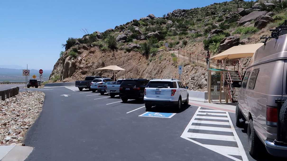 Parking Lot at Granite Mountain Hotshots Memorial State Park