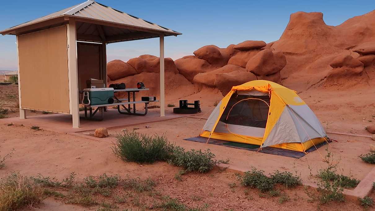 My Campsite at Goblin Valley Campground