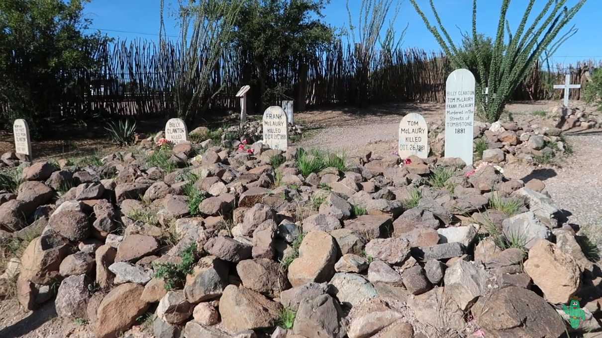 Gravesite of Billy Clanton, Frank McLaury and Tom McLaury